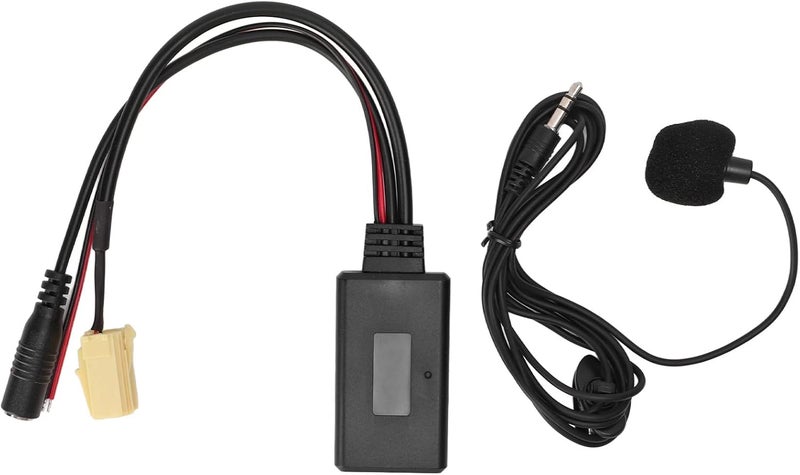 ويوبلز كابل صوت بلوتوث 5.0 للسيارة مع ميكروفون ومحول مكالمات بدون استخدام اليدين، بديل لسيارات 159 موديلات 2005 وما بعدها - Image 1