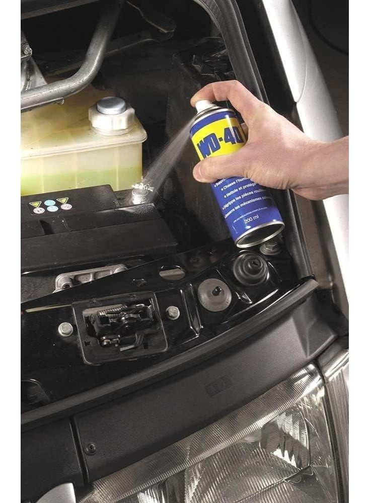 دبليو دي-40 بخاخ WD-40 الأصلي متعدد الاستخدامات | مزيل صدأ ومزلق وحماية من التآكل وطارد للرطوبة لأعمال الصيانة المتعددة - Image 2