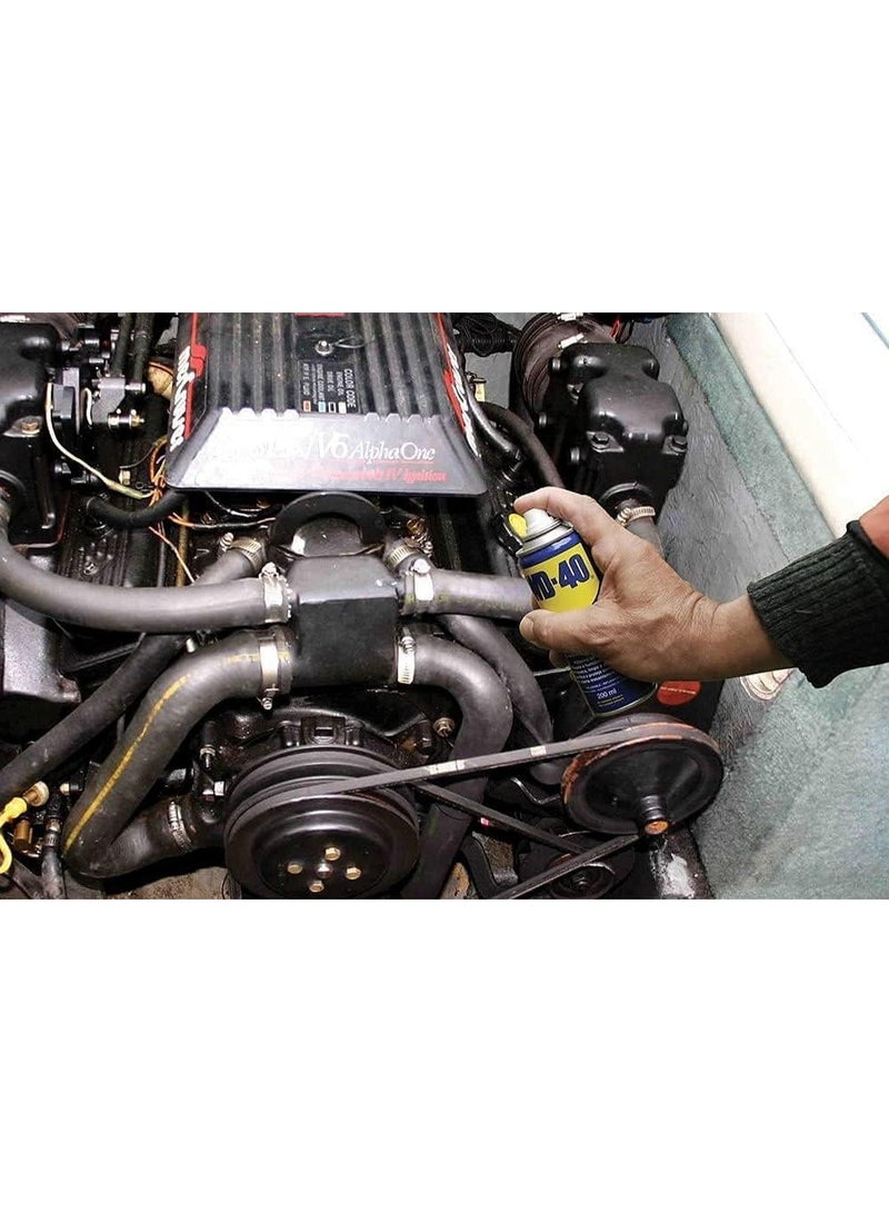 دبليو دي-40 بخاخ WD-40 الأصلي متعدد الاستخدامات | مزيل صدأ ومزلق وحماية من التآكل وطارد للرطوبة لأعمال الصيانة المتعددة - Image 3