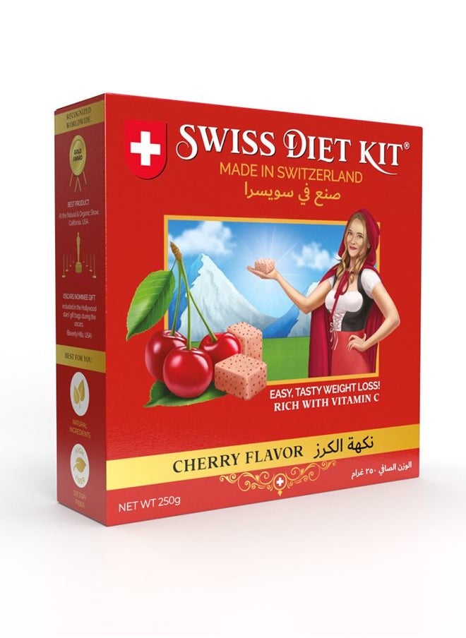 SWISS DIET KIT - Swiss Diet Kit - Natural Weight Loss, High Fiber Slimming Candy for Men & Women, Supports Weight Management, Cherry 250G - Image 1