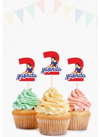 Snow White Themed * 2 (Two) Year Old Cupcake Topper '10LU - pzsku/Z80960FEE36D1F569B870Z/45/_/1741697310/5815e7e9-cd20-4725-a552-1cdcea44c321