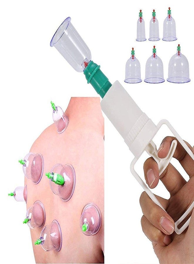 ZEVON Hijama Set| Cupping Therapy Kit| Hijama Cupping Set with Pump and 12 Cups | Relaxation Massage Manual Therapy Kit Cupping Cups for Pain Relief (Multicolor) - Image 4