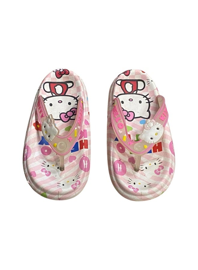 Hello Kitty Kids Cartoon Slide Slippers – Comfortable & Lightweight - Image 1