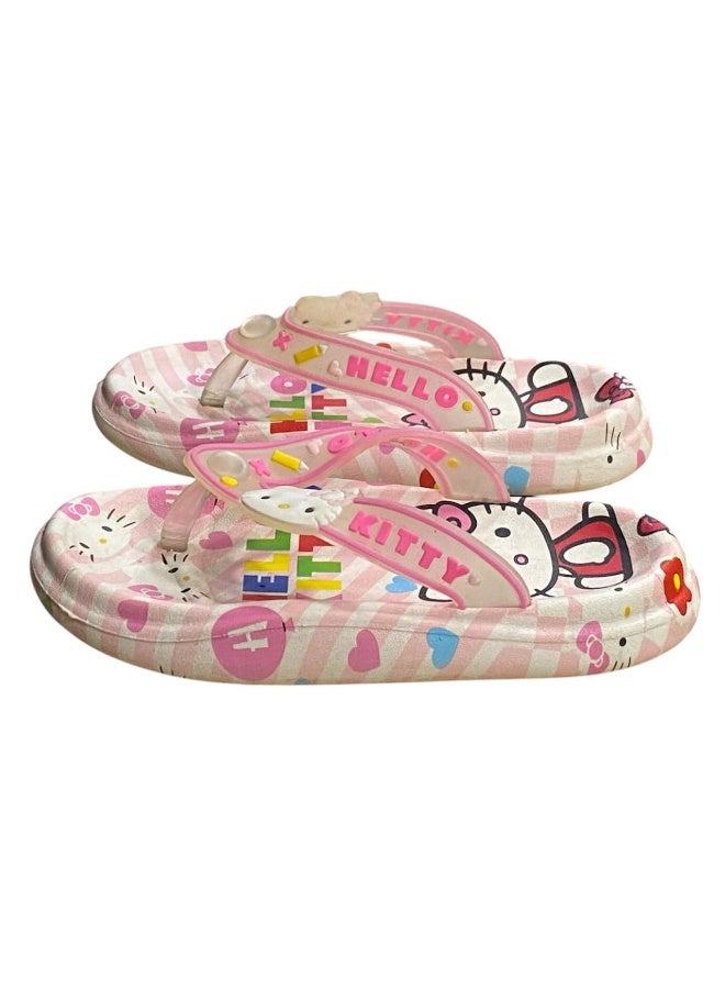 Hello Kitty Kids Cartoon Slide Slippers – Comfortable & Lightweight - Image 2