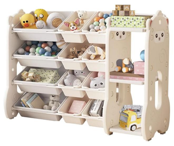 Beauenty Toy Organizers raks,Kids Organizer for Toys, Toddler Bedroom Furniture for Toys - Image 1