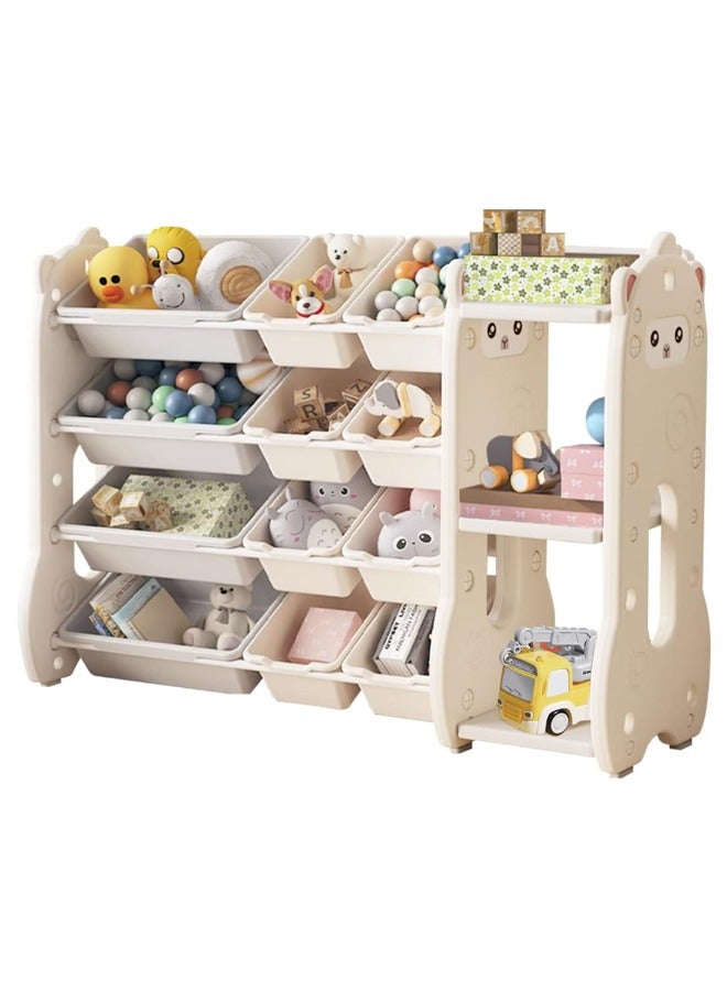 Beauenty Toy Organizers raks,Kids Organizer for Toys, Toddler Bedroom Furniture for Toys - Image 1