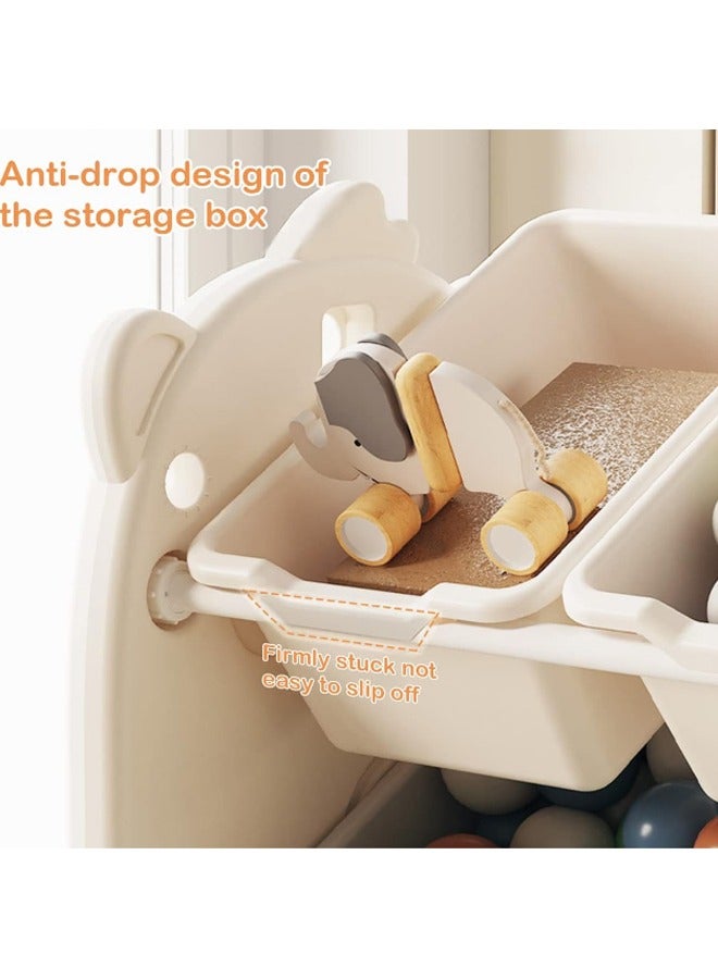 Beauenty Toy Organizers raks,Kids Organizer for Toys, Toddler Bedroom Furniture for Toys - Image 3