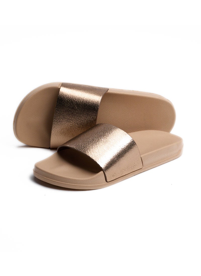 Onda Onda Galaxy slide slipper for women - Light bronze  - Image 2