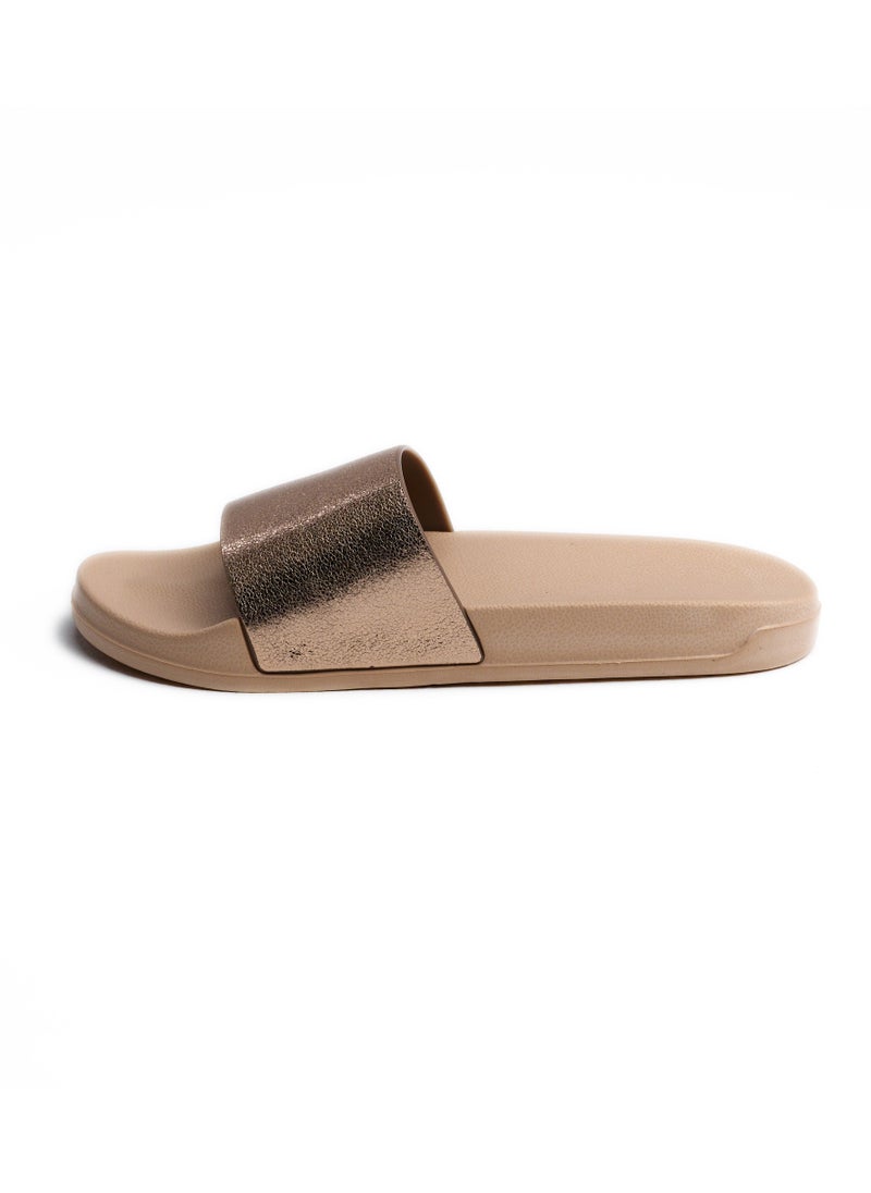 Onda Onda Galaxy slide slipper for women - Light bronze  - Image 4
