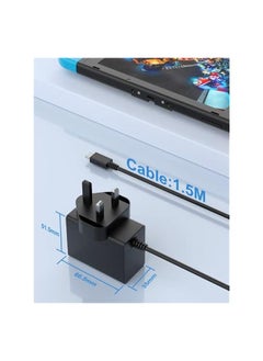 IBERLS IBERLS Fast Charger for Nintendo Switch, 15V 2.6A AC Power Adapter for Switch/Switch OLED/Switch Lite/Switch Dock Station/Switch Pro Controller - Support TV Mode, USB, HDMI  - Image 2