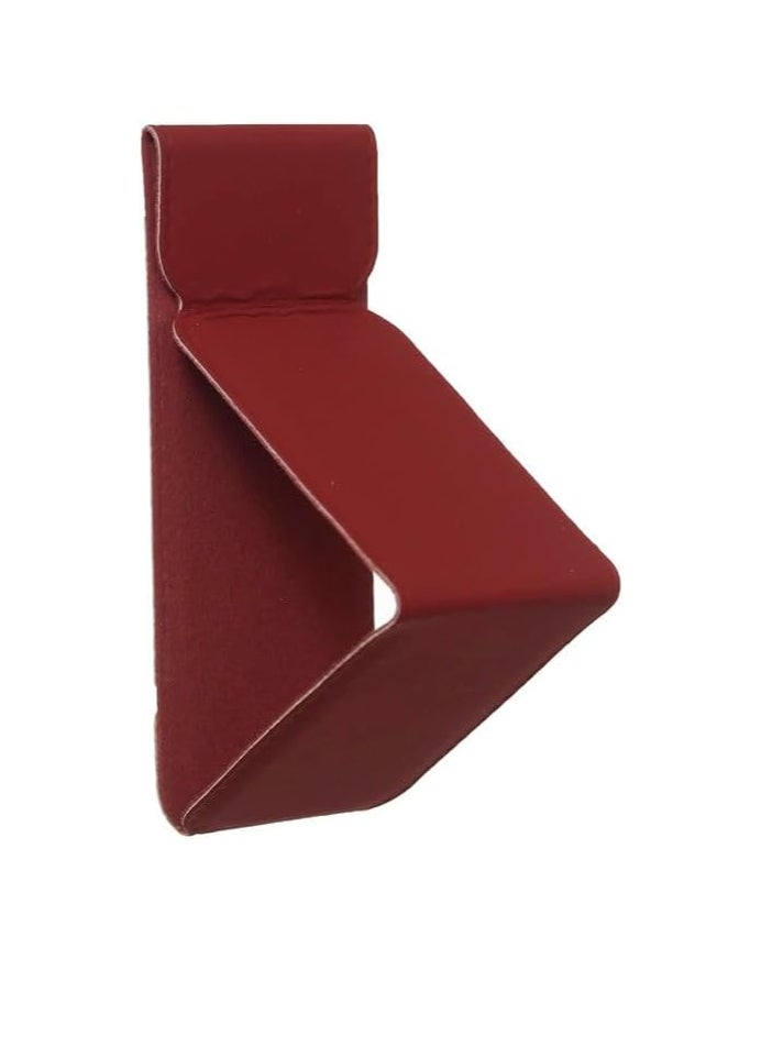 Generic - Topr Magnetic Mobile Phone Finger Grip Holder Lazy Multi-functional Vertical Horizontal Stand Foldable Back Stick Phone Stand (red) - Image 1