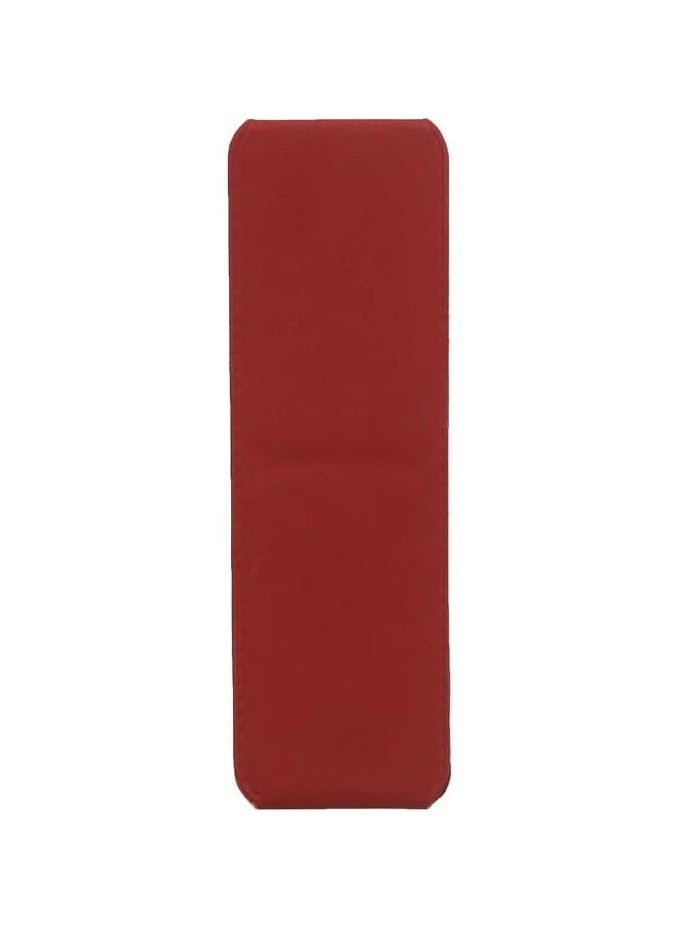Generic - Topr Magnetic Mobile Phone Finger Grip Holder Lazy Multi-functional Vertical Horizontal Stand Foldable Back Stick Phone Stand (red) - Image 1
