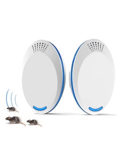 Ultrasonic Pest Repeller Plug-In - Electronic Insect Control Defender 2Pack - Roach Bed Bug Mouse Rodent Mosquito Killer - Indoor Reject Repellent - For roach Ants Mice Fly Rat
