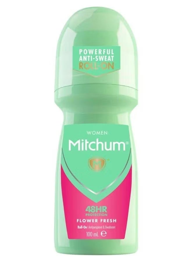 ميتشوم مزيل عرق رول أون للنساء حماية 48 ساعة فلاور فريش 100 مل