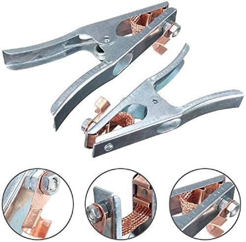 Bolsen 2pcs 300A/500A/800A Earth Ground Cable Clip Clamp Welding Manual Welder Electrode Holder Welding Processing Ground Clamp Professional Tools (500A) - Image 2
