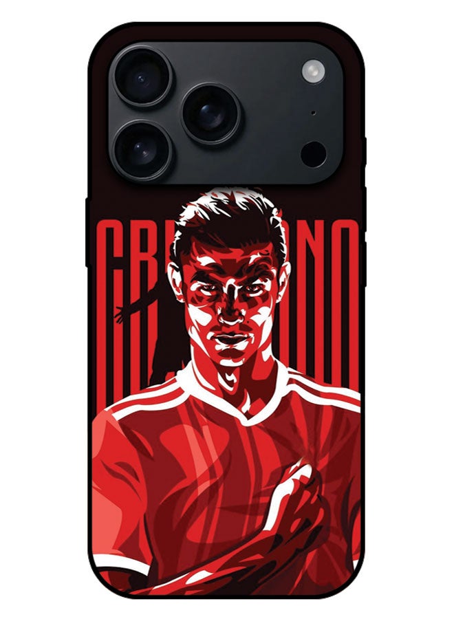 غطاء واقي مطبوع لآيفون 17 برو ماكس - كريستيانو رونالدو