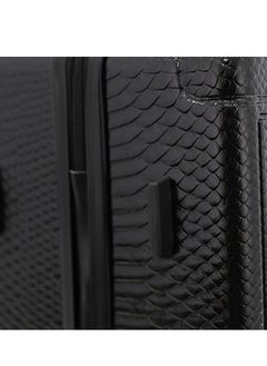 bebe MARTA Hardside Luggage on Wheels for Unisex | Ultra Lightweight ABS on with Spinner Wheels 4 Color Black/Gold  - Image 4