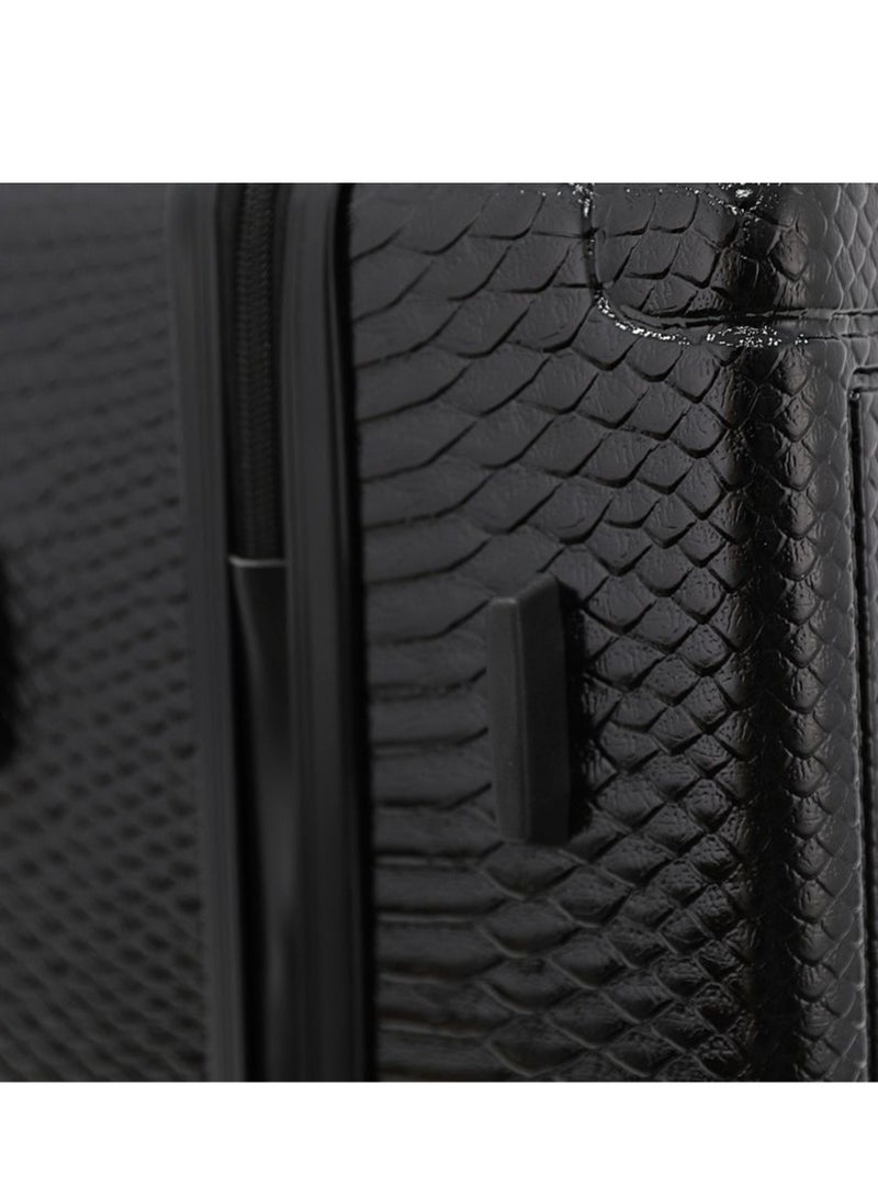 bebe MARTA Hardside Luggage on Wheels for Unisex | Ultra Lightweight ABS on with Spinner Wheels 4 Color Black/Gold - Image 4