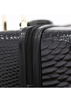 bebe MARTA Hardside Luggage on Wheels for Unisex | Ultra Lightweight ABS on with Spinner Wheels 4 Color Black/Gold  - Image 3