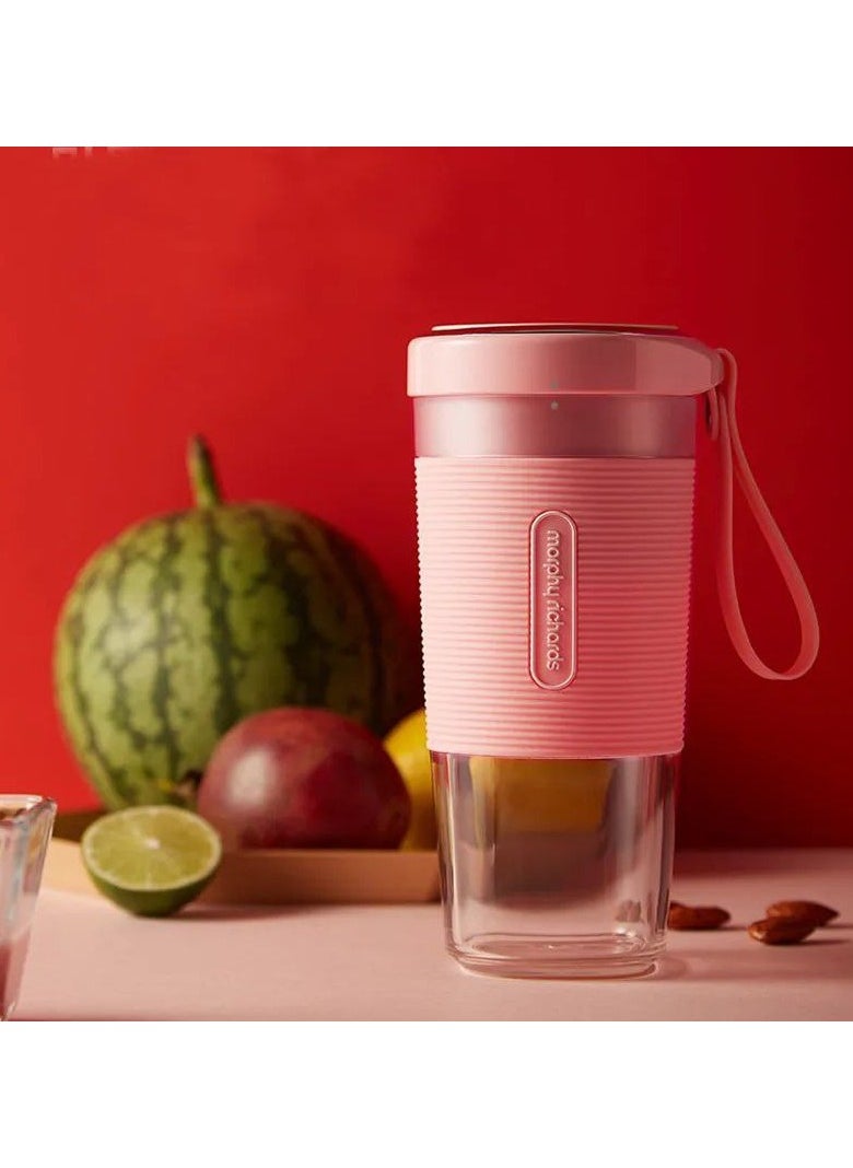 morphy richards - Portable blender mixes all fruits, vegetables and ice, light and practical, with a protection system, available in pink color IR - Image 1