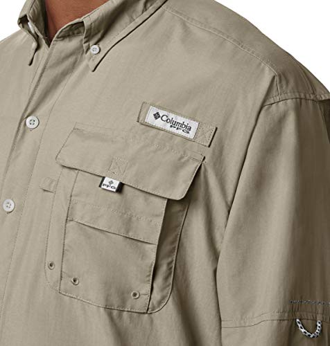 Columbia Men’s PFG Bahama™ II Long Sleeve Shirt, Fossil, Small - Image 4