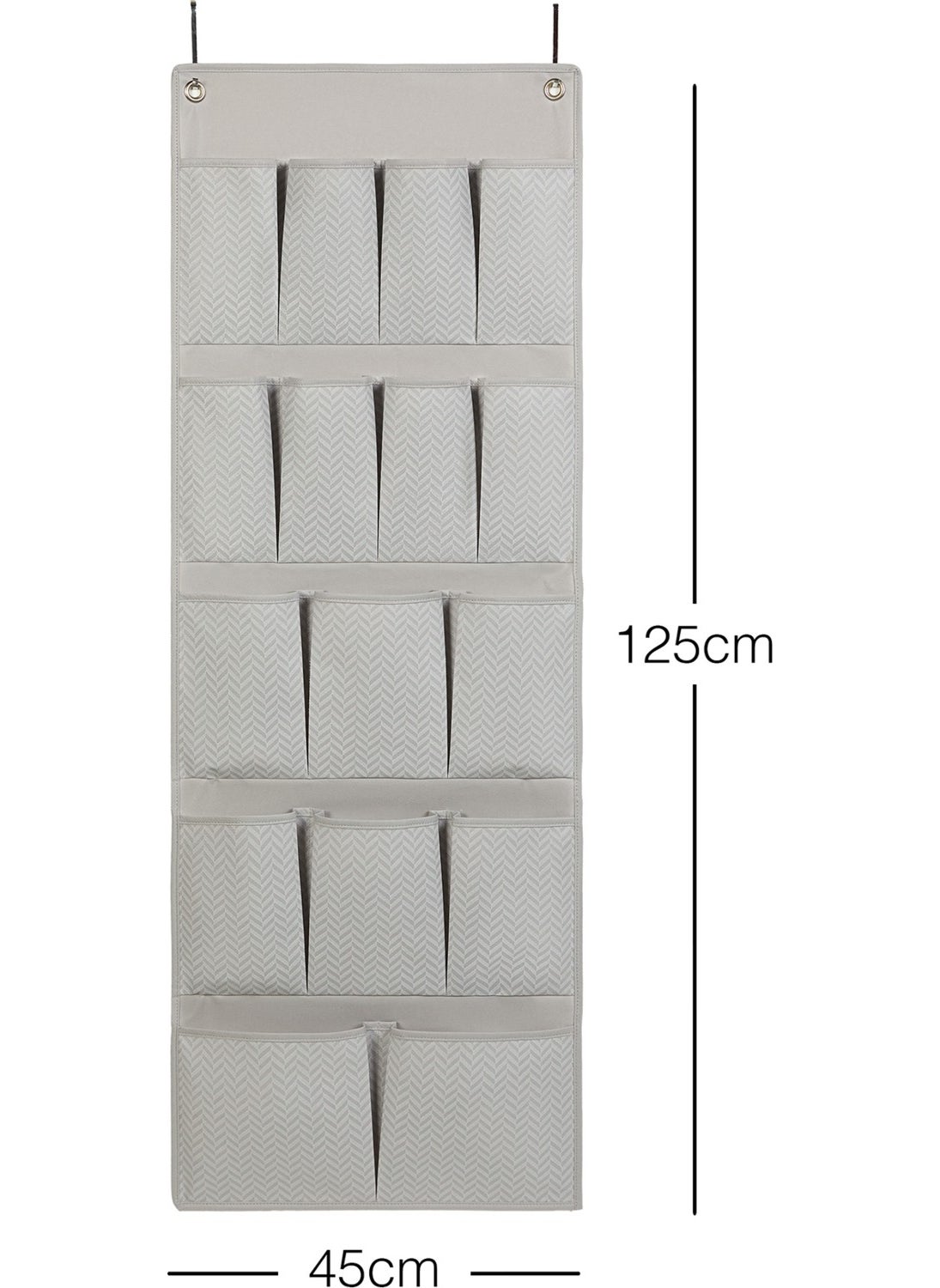 Gray 16 Pockets Multi-Purpose Hanging Cabinet Bathroom Kitchen Organizer Slipper Organizer 45x125 cm - pzsku/Z8096B9295E6D25A1A212Z/45/_/1730628716/dc529528-c6cd-44fb-b8cf-c65eeaec273a