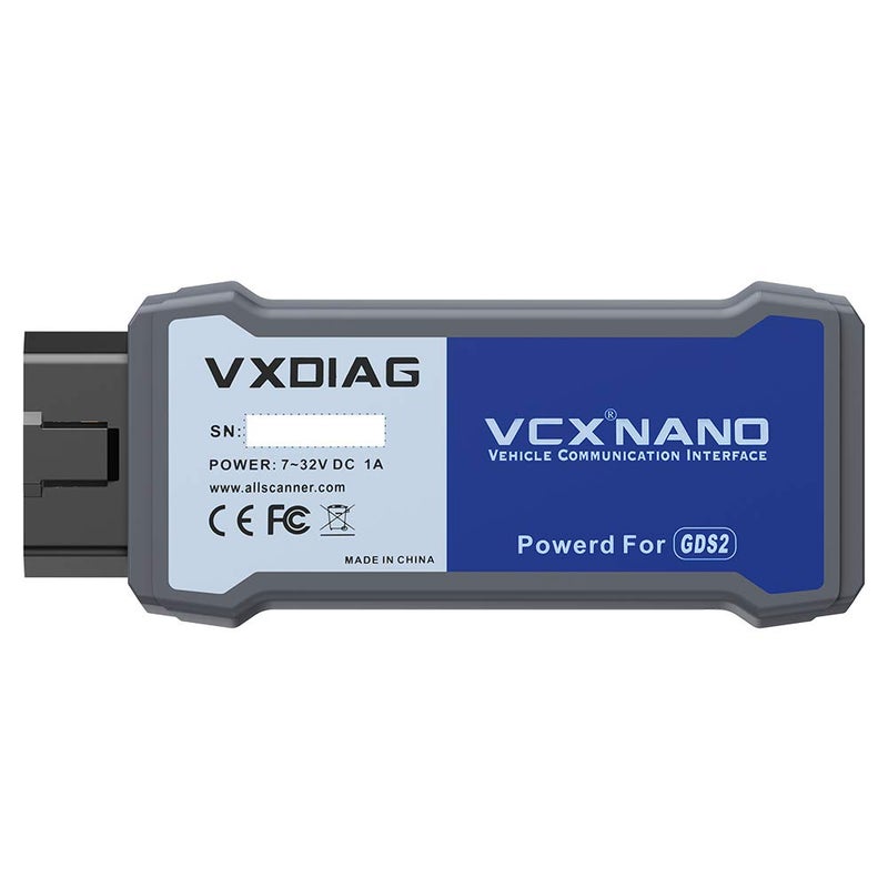 أداة تشخيص VXDIAG VCX Nano GDS2 و Tech2Win متوافقة مع GMOPEL مع نظام البرمجة التشخيصية العالمية GDS GDS2 باللون الأزرق