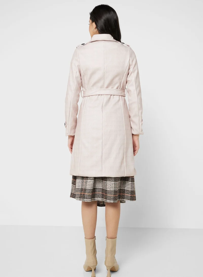 ELLA Double Breasted Belted Coat