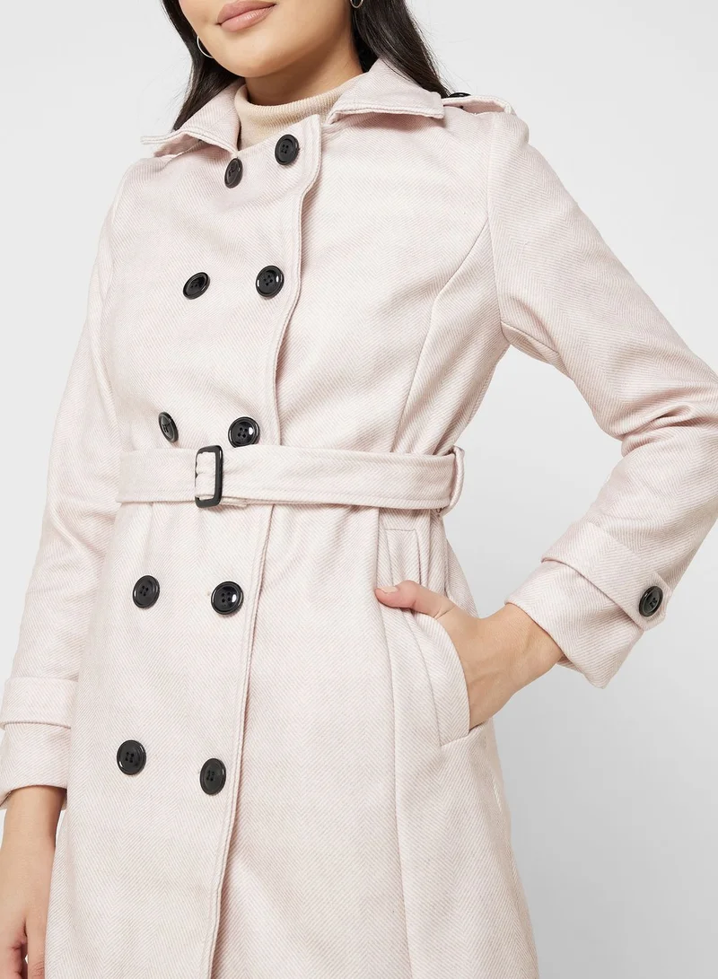 ELLA Double Breasted Belted Coat