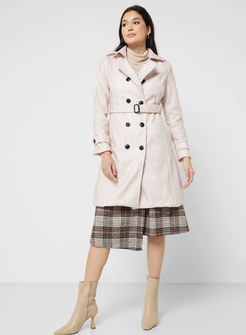 ELLA Double Breasted Belted Coat