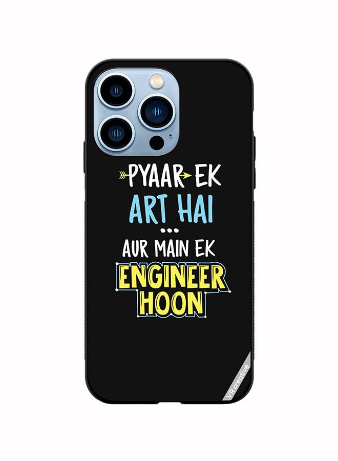 VR CREATIVE Protective Case Cover For Apple iPhone 14 Pro Max Pyaar Ek Art Hai Design Multicolour - Image 1