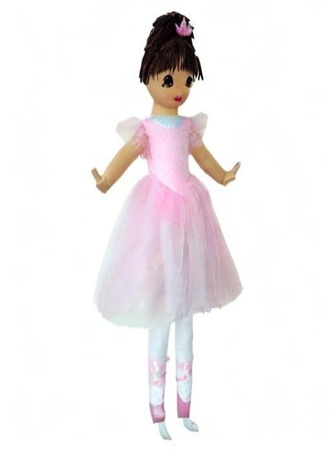 Anico Well Made Play Doll for Children La Bella Ballerina, Hispanic, 36" Tall, Pink - Image 5