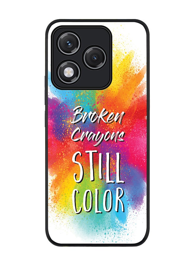 Stylizedd For Honor 400 Lite Case,Slim fit Camera Protection, Shockproof Thin Phone cover  -  Broken Colors