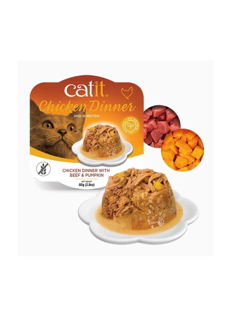 Catit Catit Chicken Dinner with Beef & Pumpkin 
