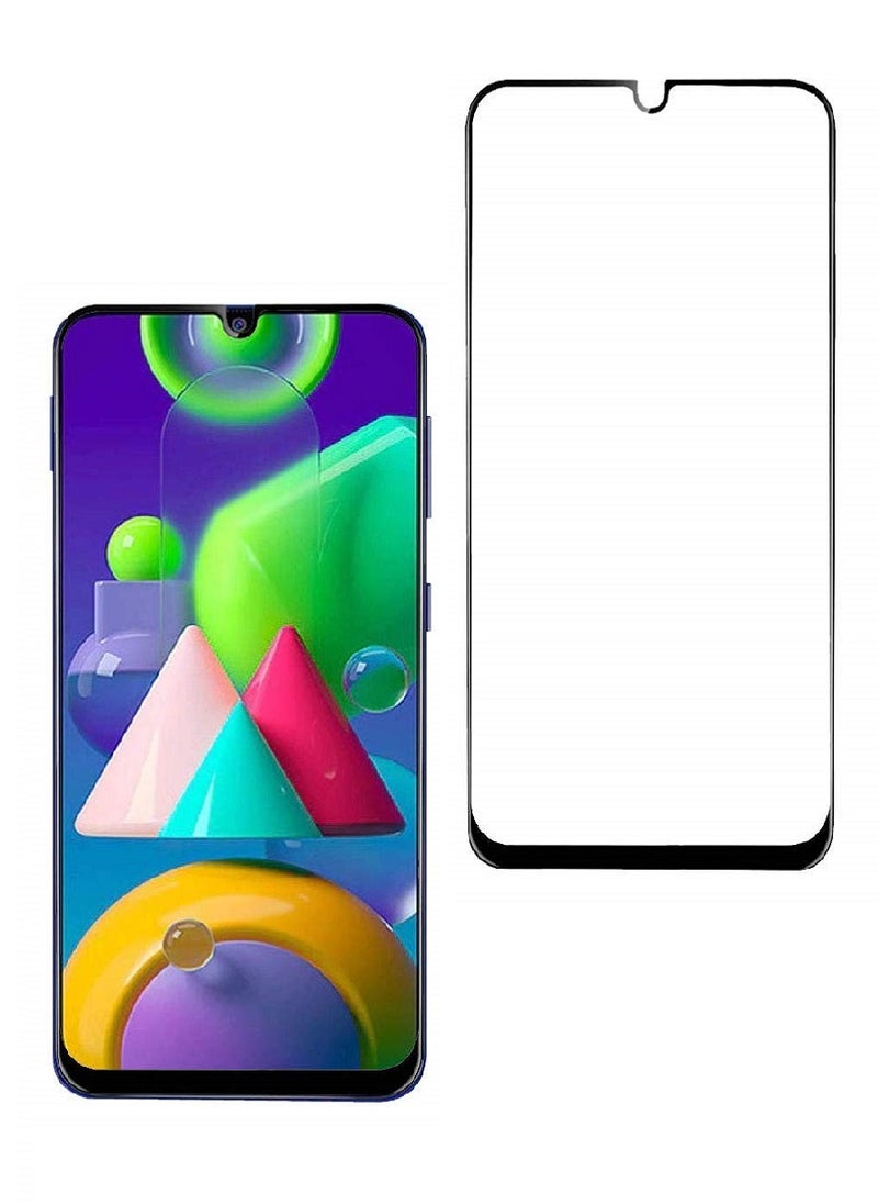 Super Tempered Glass Screen Protector 5D Designed For Samsung Galaxy M21 Full Glue Edge to Edge Full Screen Coverage And Bubble Free - Image 1