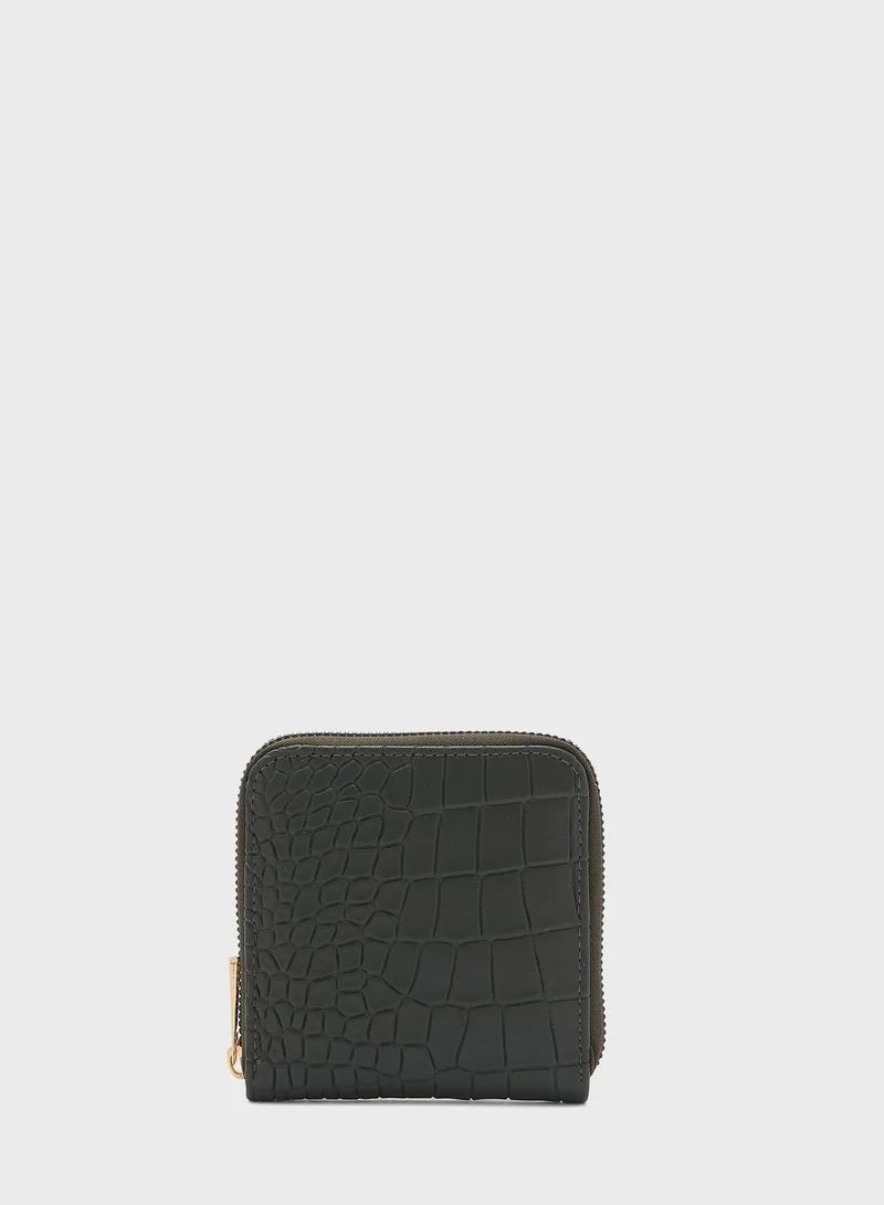 OXXO Zip Around Textured Purse
