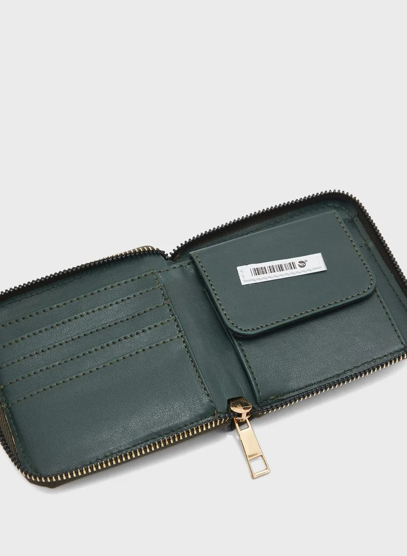 OXXO Zip Around Textured Purse