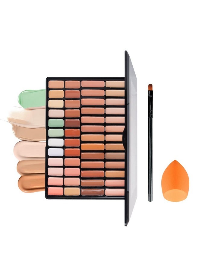 50 Color Makeup Contour Palette Face Contouring Cream Concealer Palette, Full Coverage Camouflage Base Foundation Makeup Pallet For Facial & Scar - pzsku/Z80974347AD607A8409F3Z/45/_/1695646185/6f99d4c4-f471-4fd8-9f75-959a42bd2d63