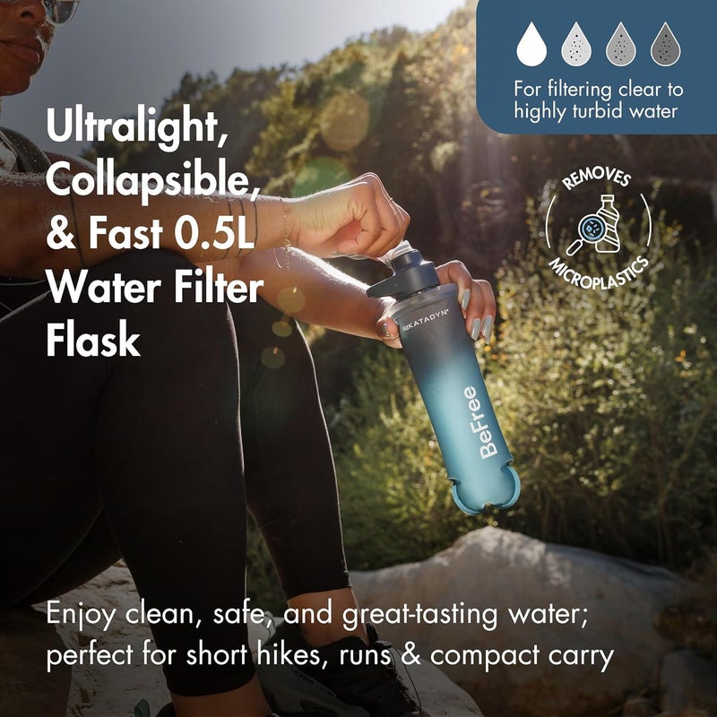 KATADYN 2025 BeFree AC 0.5L Microfilter - Slate Blue - Image 2