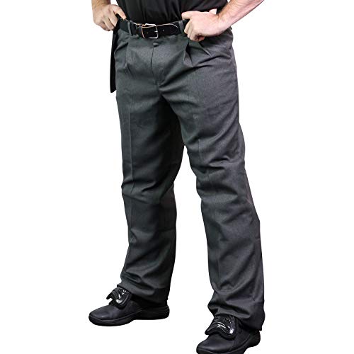 CHAMPRO mens Grey The Field Polyester Baseball Umpire Pant, Grey, 38 US - Image 1