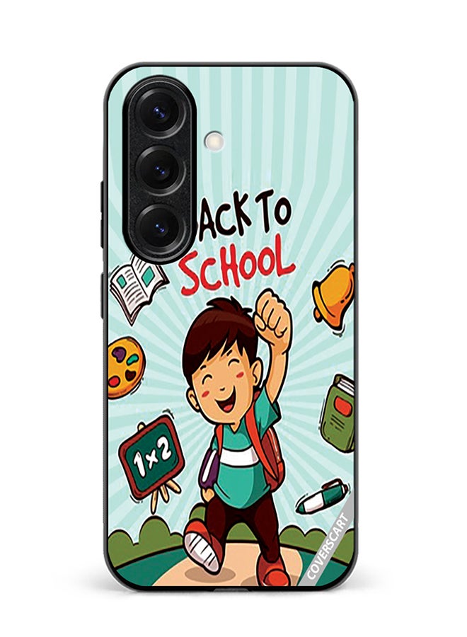 Protective Case Cover For Samsung Galaxy S24 Back To School Design Multicolour