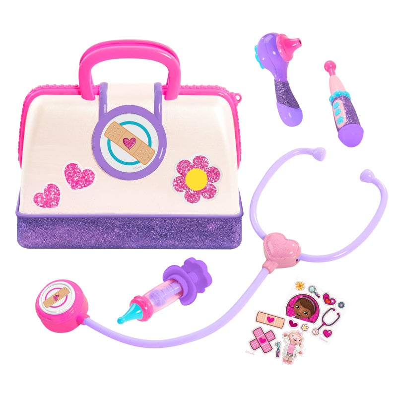 DOC MCSTUFFINS Disney Junior Toy Hospital Doctor's Bag Set, 7-piece Dress Up and Pretend Play Doctor Kit, Officially Licensed Kids Toys for Ages 3 Up - Image 5