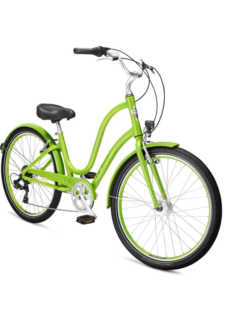 Electra Bicycle Company Electra Townie Original 7D EQ Women's City Bike, 26 Inch, 7-Speed, Aluminium Step-Thru Frame, Kiwi Green - Image 1