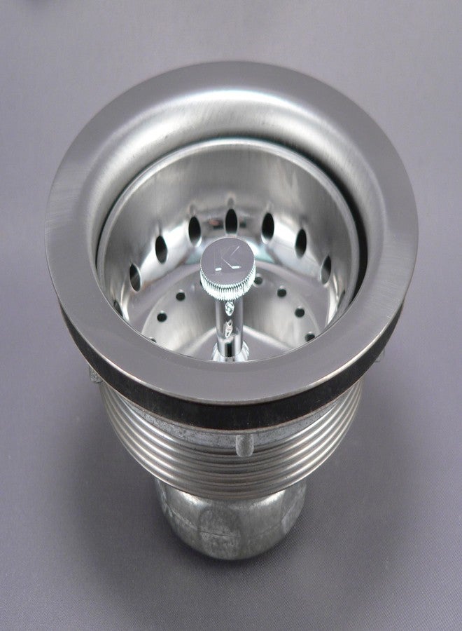 Keeney 1431SSBX Sink Strainer with Fixed Post Basket, Stainless Steel - Image 4