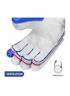 DSC Intense Force Leather Cricket Batting Gloves | Size: Men RH | Material: PU & Ultra-Light Foam | For Advance | Lightweight & Breathable | Superior Supple Leather Palm  - Image 4