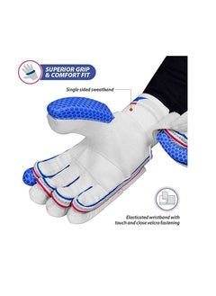 DSC Intense Force Leather Cricket Batting Gloves | Size: Men RH | Material: PU & Ultra-Light Foam | For Advance | Lightweight & Breathable | Superior Supple Leather Palm  - Image 3