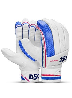 DSC Intense Force Leather Cricket Batting Gloves | Size: Men RH | Material: PU & Ultra-Light Foam | For Advance | Lightweight & Breathable | Superior Supple Leather Palm  - Image 2