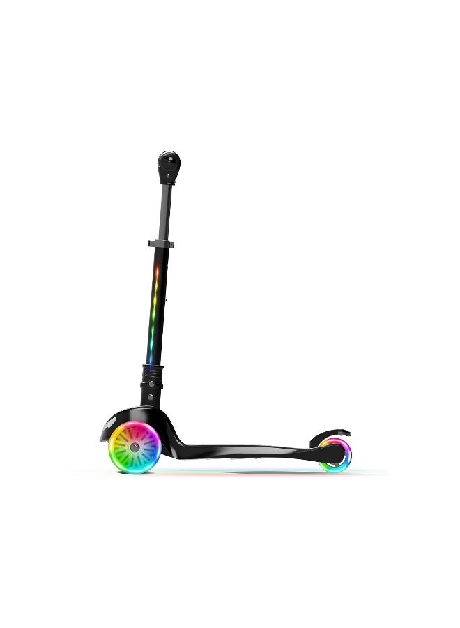 LiT Nova 3-Wheel Foldable Kick Scooter (Black) - Image 3