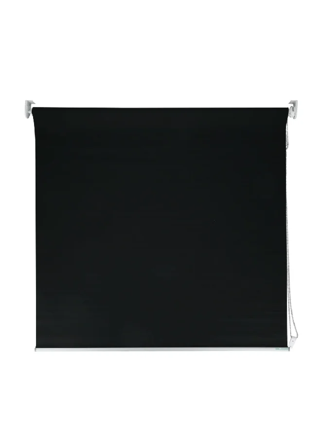 Micasa Contemporary Design Plain Blackout Roller Blind Black and White 150 x 240 cm SACO.RB.BO.150.0240.BLAC