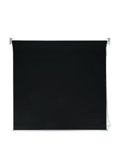 Contemporary Design Plain Blackout Roller Blind Black and White 150 x 240 cm SACO.RB.BO.150.0240.BLAC